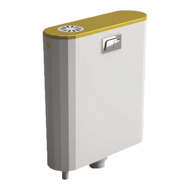 Crystal Front Push Button cistern