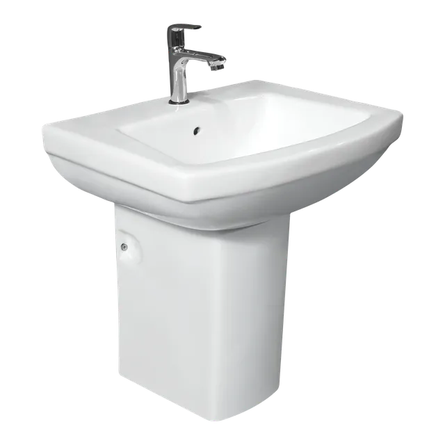 Lorenta Half Set basin half pedestal